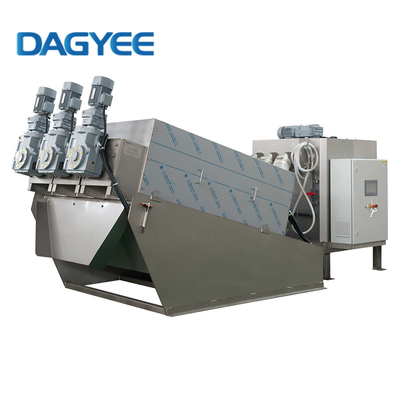6m3/H Multi Plate Municipal Sludge Dewatering Press Screw Dehydrator