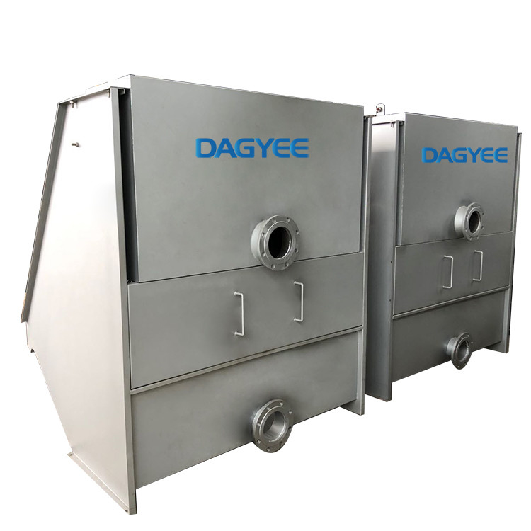CE 1.43mx1.13mx2m Stainless Steel Static Screen Wastewater
